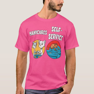 Cats Claws Cutting Manicure for a Cat lover vintag Tシャツ