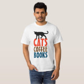 CATS COFFEE BOOKS、CAT Tシャツ&フード付 Tシャツ (正面フル)