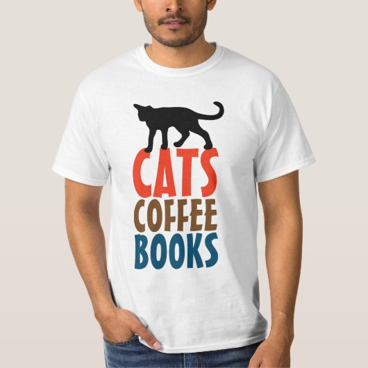 CATS COFFEE BOOKS、CAT Tシャツ&フード付 Tシャツ (正面)