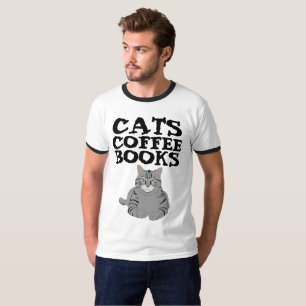 CATS COFFEE BOOKS Tシャツ