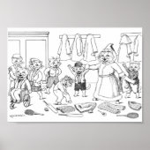 Cats (Coloring  Picture), Louis Wain ポスター (正面)