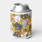 Cats Cute Kitty Kitties Kitten Adorable Feline 缶クーラー (缶正面)
