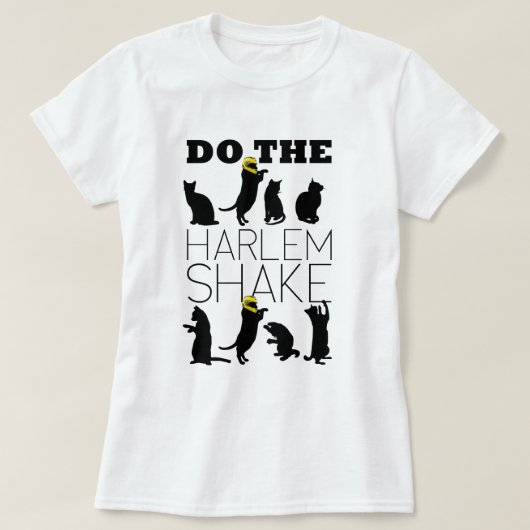 Cats doing the Harlem Shake Tシャツ (デザイン正面)