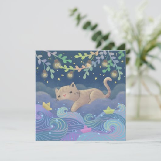 Cat's Dream Fantasy Illustration 招待状 (スタンド正面)