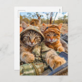 Cats Exploring the Australian Outback シーズンポストカード (正面/裏面)