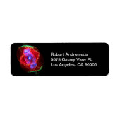 Cat's Eye Nebula NGC 6543光学複合ZGOS ラベル (正面)