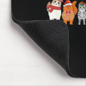 Cats For Everybodyクリスマス猫おもしろいクリスマス女性 マウスパッド (コーナー)