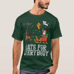 Cats For Everyone Santa Christmas PJsおもしろいクリスマス Tシャツ<br><div class="desc">Cats For EverybodyサンタおもしろいクリスマスPJsクリスマス女性。</div>