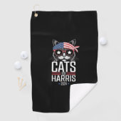 Cats for Harris 2024 – カマラハリス社長 ゴルフタオル (インサイチュ)