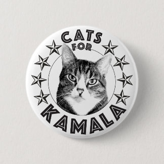 cats for KAMALA 2024 缶バッジ