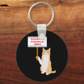 Cats For Kamala Harris 2024 Usa キーホルダー (正面)