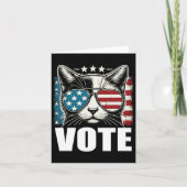 Cats For Kamala Harris Vote 2024 カード (正面)