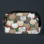 Cats for Palestine – Kawaii Cats for Justice ドップキット<br><div class="desc">Show your support with this powerful yet adorable Palestine-themed graphic design featuring a colony of kawaii cats holding Palestinian flags and signs like “Free Palestine” and “From the River to the Sea.” This unique political solidarity artwork blends cute cat art with a meaningful message of justice, human rights, and freedom....</div>