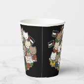 Cats for Palestine – Kawaii Cats for Justice 紙コップ (右)