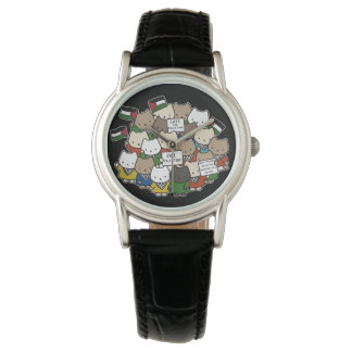 Cats for Palestine – Kawaii Cats for Justice 腕時計