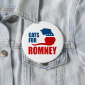 CATS FOR ROMNEY.png 缶バッジ (インサイチュ)