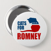 CATS FOR ROMNEY.png 缶バッジ (正面&裏面)