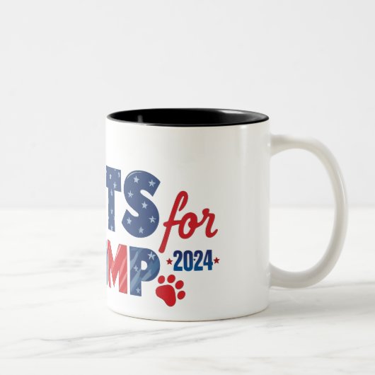 Cats for Trump Coffee Mug 2024 ツートーンマグカップ (右)