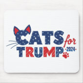 Cats for Trump mousepad 2024 マウスパッド (正面)