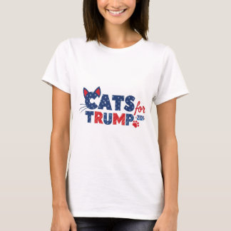 Cats for Trump pawsデザイン2024 Tシャツ