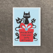 Cats! Fun Flat birthday card! カード