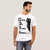 Cats Go Down Alleys CGDA 音楽理論 Tシャツ (正面フル)