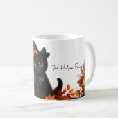 Cat's halloween Family コーヒーマグカップ (正面右)