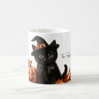 Cat's halloween Family コーヒーマグカップ