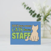 CATS HAVE STAFFはがき ポストカード (スタンド正面)