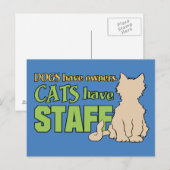 CATS HAVE STAFFはがき ポストカード (正面/裏面)