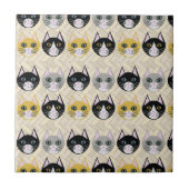 Cats Herringbone Beige タイル (正面)