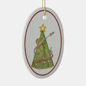 Cats in a Christmas Tree Ornament セラミックオーナメント (右)