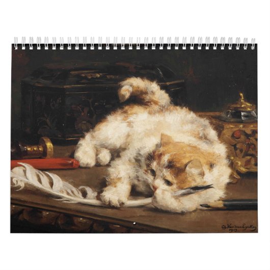 Cats in Classic Art Calendar カレンダー (カバー)