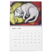 Cats in Classic Art Calendar カレンダー (2月 2027)