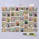 Cats in Framesティッシュペーパー 薄葉紙 (クラフト)