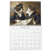 Cats in Historical Costume 2026 Wall Calendar カレンダー (1月 2027)