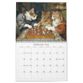 Cats in Historical Costume 2026 Wall Calendar カレンダー (2月 2026)