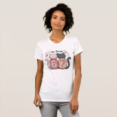 Cats in Love 6 7 Trendy Six Seven  Tシャツ (正面フル)