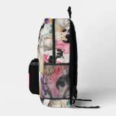 Cats in Multicolour プリントバックパック (右)