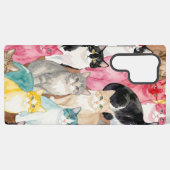 Cats in Multicolour Samsung Galaxyケース (裏面横)