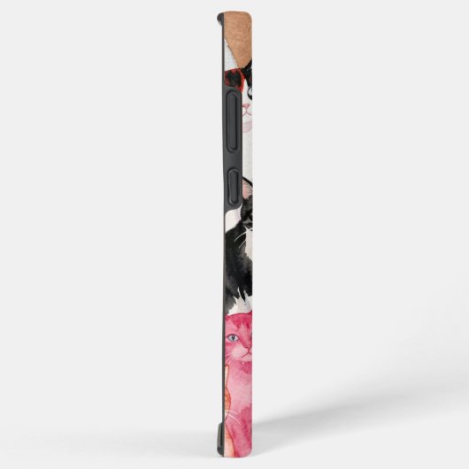 Cats in Multicolour Samsung Galaxyケース (右側面)