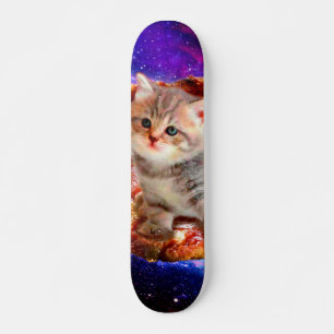 Cats in space pizza スケートボード