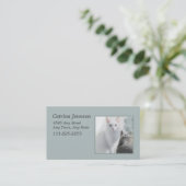 Cats in Sunny Window名刺 名刺 (スタンド正面)