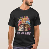 Cats In Tats Cat Tattoo Kitten Tattooed Tシャツ (正面)