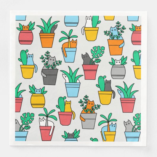 Cats in the flowerpots (正面)