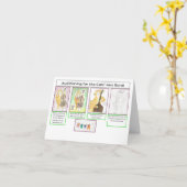 Cats Jazz Band カード (黄色い花)