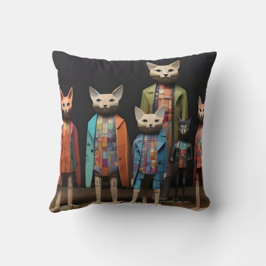 cats - Katzen  クッション (裏面)