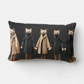 cats - Katzen ランバークッション (裏面)