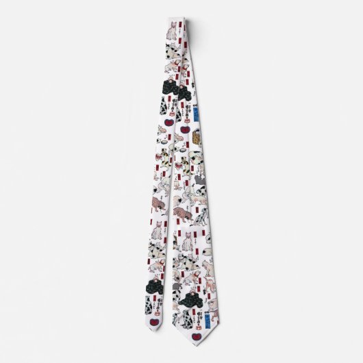Cats, Kuniyoshi, Ukiyo-e ネクタイ (裏面)