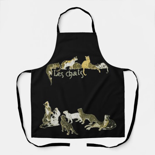Cats (Les Chats), Alexandre Steinlen エプロン (正面)
